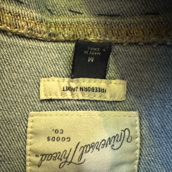 Hand stitched Jean jacket ROCK - Picture 5 of 5